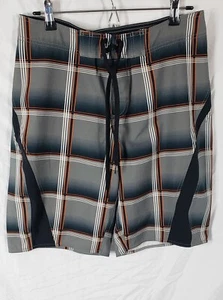 Arizona Jean Co. Swim Trunks/Board Shorts Size 32 Gray & Black Pre-owned - Picture 1 of 5