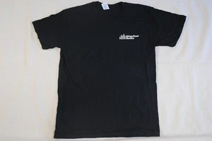 ABBEY ROAD STUDIOS BREAST LOGO BLACK T SHIRT NEW OFFICIAL PINK FLOYD BEATLES - Picture 1 of 3