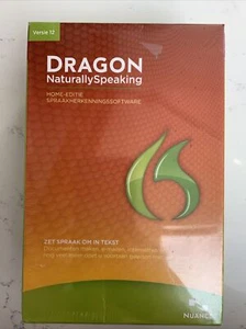 Dragon Naturally Speaking 12 Home Edition DUTCH - Sealed - Picture 1 of 5