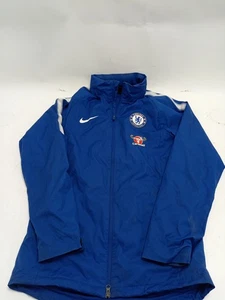 Nike Chelsea Carabao Blue Water Proof Jacket Coat Size S Collectors Sporting - Picture 1 of 9