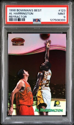 1998 Bowmans Best AL HARRINGTON RC Refractor /400  PSA 9 MINT Rookie Card POP 4 - Image 1 of 2