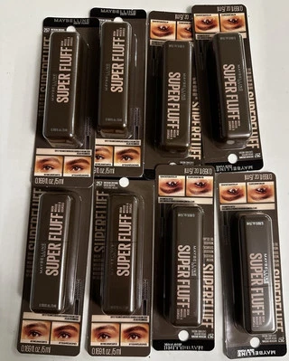 8 Pack - Maybelline 257 Medium Brown  Super Fluff Brow Mousse - Image 1 of 4