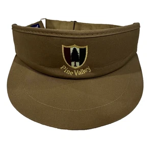 Vintage Pine Valley Golf Club Members Only Sun Visor Adjustable Visor Cap PVGC - Picture 1 of 5