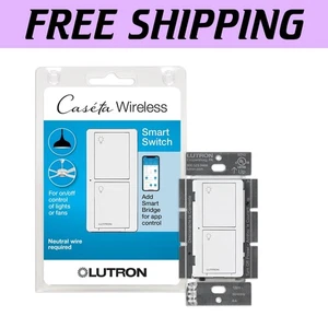 Elegant Caseta Smart Switch - Easy Install, 6 Amp with Pico Remote Capability - Picture 1 of 12