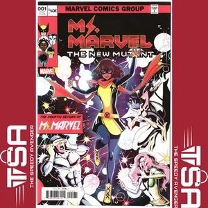 MS. MARVEL IL NUOVO MUTANTE #1 Luciano Vecchio X-Men #130 Variante Omaggio 2023 - Foto 1 di 3