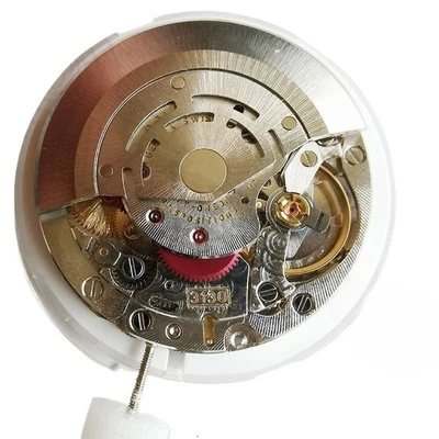 3130 自动机械机芯蓝色发弹簧无日历齿轮 — 第 1/4 张图片