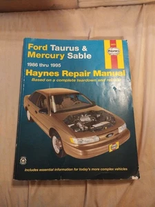 Haynes Repair Manual #36074 Ford Taurus & Mercury Sable 1986-1995 - Imagen 1 de 7
