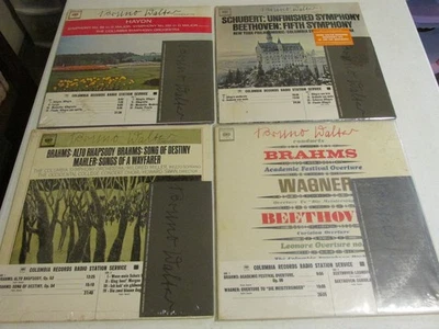 Lot 4 Bruno Walter SEALED PROMO mono albums Schubert, Brahms, and Haydn - Image 1 of 4