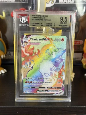 Sword/Shield Champions Path #74 Charizard 2020 VMAX SCR BGS 9,5 gema como nueva  Foto 1 de 2