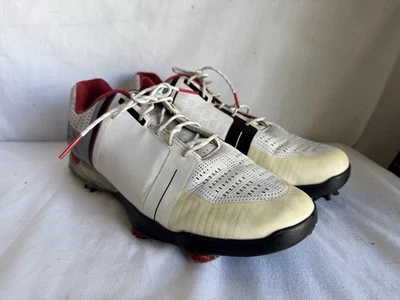 Under Armour Golf Shoes Spieth One Men's Size 10.5 White & Black Plastic Spikes - Изображение 1 из 4