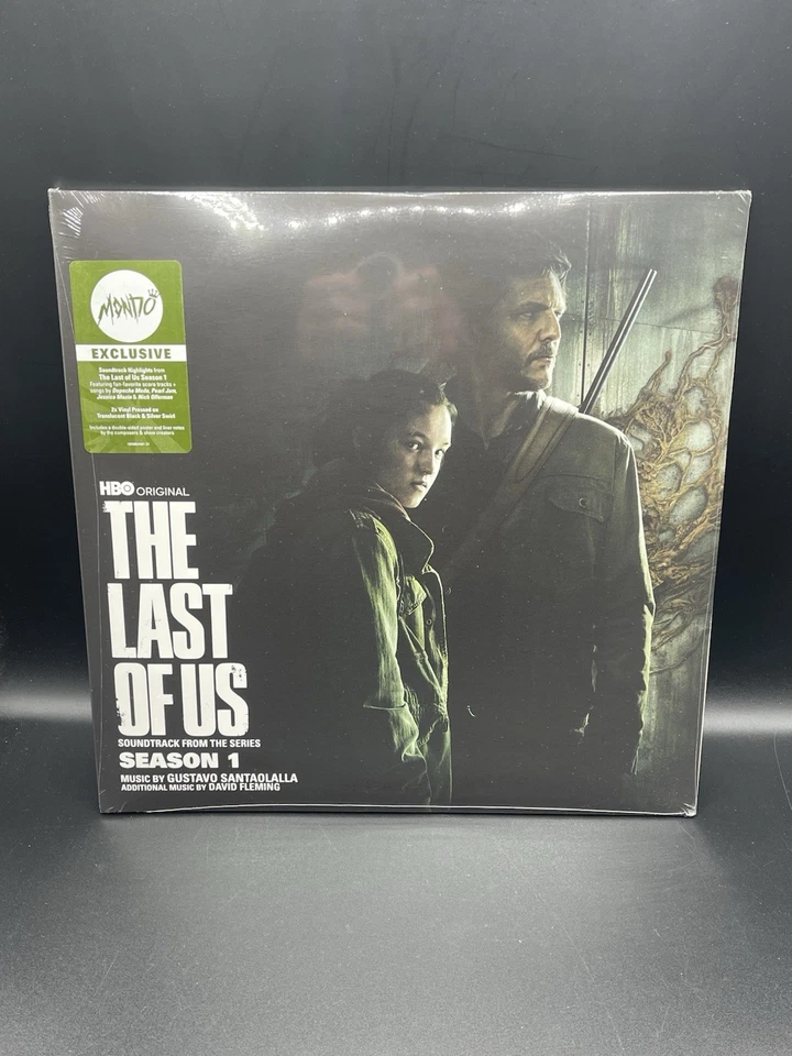 The Last of Us Season 1 Vinyl 2xLP Mondo Black & Silver Swirl HBO New Sealed - Image 1 of 4