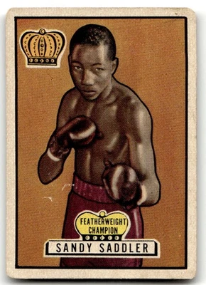 1951 Topps Ringside #29 Sandy Saddler Boxing VG-VGEX (tape) NO RESERVE! - Image 1 of 2
