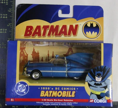 1:43 1950's Batmobile Diecast by Corgi #77314 BMBV1 - NEW Old Stock - Image 1 of 3