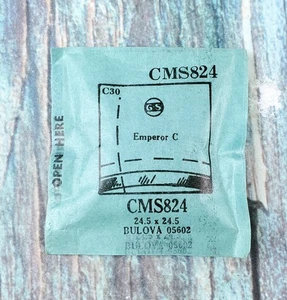 Vintage GS CMS824 Bulova Emperor C Crystal. 24,5 x 24,5 - Bild 1 von 3