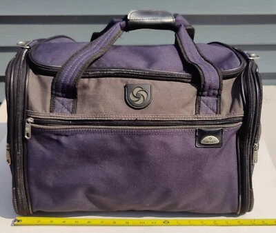 Samsonite 19" Carry On Travel Duffel Bag Expandable Navy Blue - Image 1 of 4