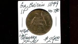 GRAN BRETAGNA 1 Penny KM-780, 1899 in condizioni XF-AU - Foto 1 di 2