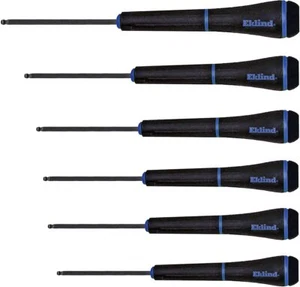 EKLIND 92600 PSD Ball-Hex (allen) Precision Screwdriver - 6pc set Metric MM s... - Picture 1 of 4