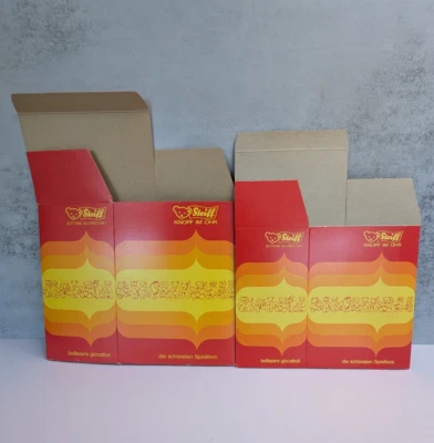 Juego de 2 cajas de regalo Steiff vintage de los años 80 NOS para animales de peluche medianos Foto 1 de 2