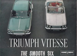 STANDARD TRIUMPH, TRIUMPH VITESSE BROCHURE, 350/662/UK/25m. - Picture 1 of 8