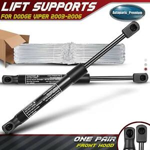 2x Front Hood Lift Supports Shocks Struts Springs for Dodge Viper 2003-2006 4178