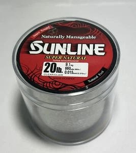 Sunline Super Natural Monofile - 660 Yard Spule 20 Pfund. - Bild 1 von 1
