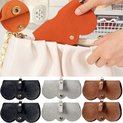 2PC Soft PU Leather Eyeglasses Sunglasses Reading Glasses Case Pouch Storage Bag - Image 1 of 4