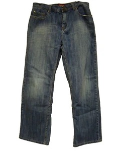 Perry Ellis Jeans Men’s Size 34/30 Cottons Straight Premium Denim Blue Pants - Picture 1 of 10