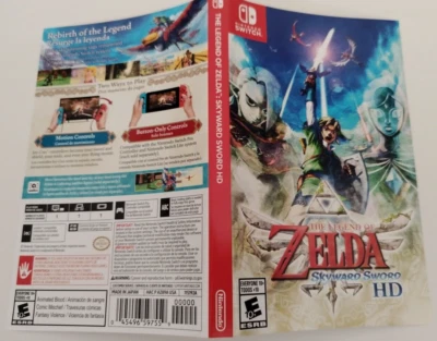 Auténtico INSERTO DE OBRA DE ARTE SOLO para Legend Of Zelda Skyward Sword Switch LEER Foto 1 de 4