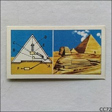 Ching Do You Know #15 The Construction of a Pyramid 1962 Cigarette Card (CC72)