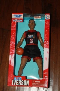 IVERSON GARNETT RICE DUNCAN + Starting Lineup SLU 12 inch action figure NBA RARE - Picture 1 of 5
