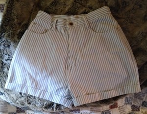 Las mejores ofertas en Pantalones cortos de mezclilla Blanco a Rayas para  mujeres | eBay