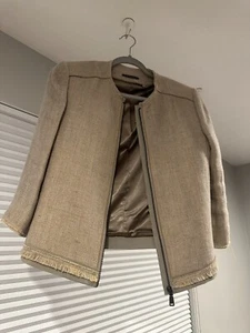 tahari women’s blazer jacket linen Size 8 - Picture 1 of 6