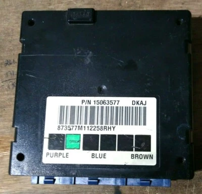Body Control Module BCM ID:15063577 4X4 Fits 2002 GMC Yukon FC-1 - Image 1 of 4