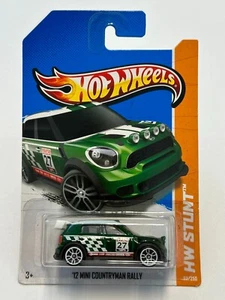 Hot Wheels '12 MINI Countryman Rally - Green - 2013 HW Stunt - Picture 1 of 11