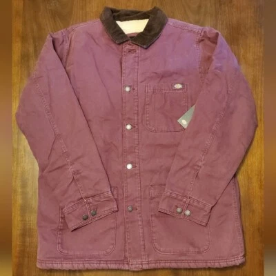 Abrigo Dickies Lavado a la Piedra Pato Forrado Tareas en Vino de Uva Lavado a la Piedra Talla XL NUEVO CON ETIQUETAS Foto 1 de 4