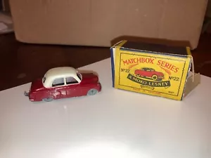 Matchbox Lesney MOKO Vauxhall Cresta No. 22 Original Box - Picture 1 of 4