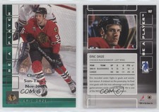 2001-02 ITG Be A Player Memorabilia Emerald Chicago Sun-Times Nov /10 Eric Daze