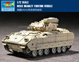 USA M2A2 BRADLEY FIGHTING VEHICLE 1/72 tank Trumpeter model kit 07296 - Picture 1 of 4