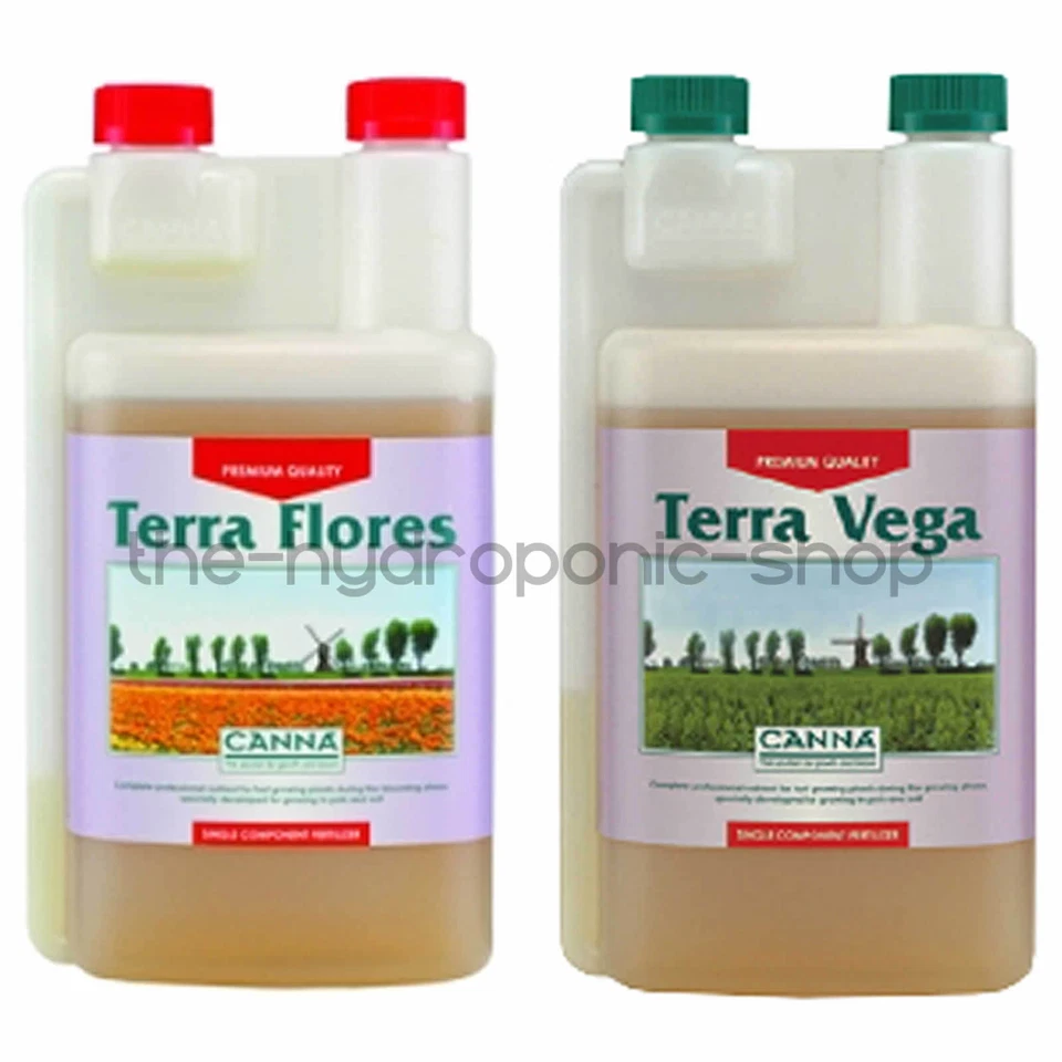 Canna Terra Vega And Terra Flores 1 Litre Set Hydroponics - Image 1 of 1
