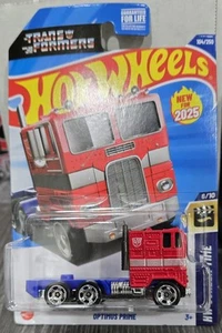 Optimus Prime #104 Transformers Screen Time 6/10 2025 Hot Wheels Case F🔥 - Picture 1 of 3
