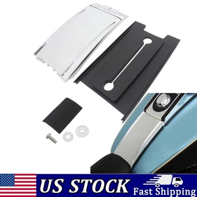 Chrome Lower Dash Tank Panel Extension Kit For Harley Softail Fat Boy 2000-2017 - Image 1 of 4