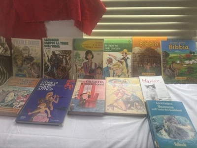 Lotto Di 12 Libri Per Ragazzi Vintage  - Immagine 1 di 4