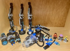 Lego Ninjago Movie 70611 Water Strider Incomplete W/ 3 Minifigures