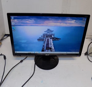 Acer P205H CBMD 20" Computer Monitor 60 Hz D-Sub, DVI Built-in Speakers LCD  - Picture 1 of 2