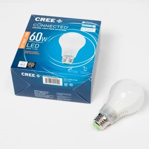 Cree Connected 60W LED Smart Bulb Soft White 2700K E26 ZigBee BA19-08027OMF - Picture 1 of 9