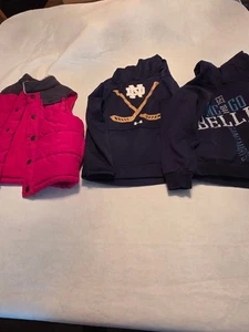 Boys Hoodie Sweatshirt Lot Of 3 Size 6 Champion, Under Armour, Carter's - Picture 1 of 11