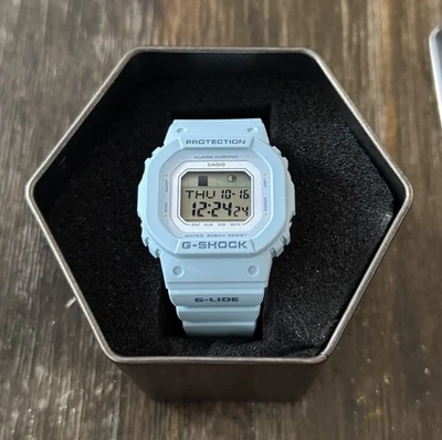 Casio G-Shock G-Lide Mujer GLXS5600-2 Azul Claro Nuevo Foto 1 de 4