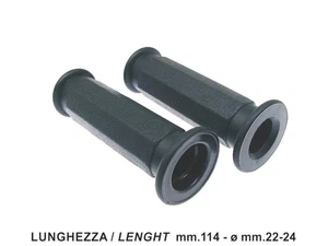 10207 - Par De Manillas Negras L.114Mm Ciao-Si -88 - Imagen 1 de 1