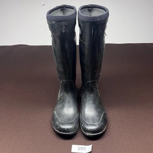 Bogs Womens Rubber Boots Size 7 Black - Picture 1 of 12