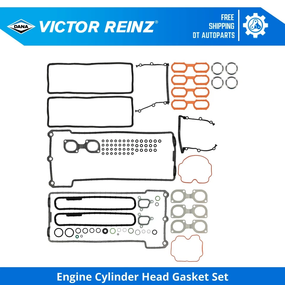 Комплект прокладок головки блока цилиндров двигателя для BMW 740iL 1996-2001 годов выпуска Victor Reinz 1997 1998 - Изображение 1 из 1